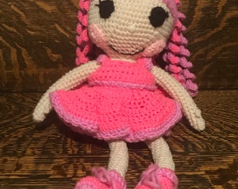 Lalaloopsy Crocheted Doll Handmade Plush Lalaloopsy Doll Amigurumi