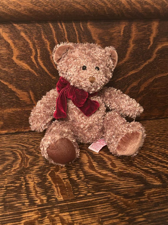 Vintage Russ Berrie Chips the Bear Shimmering Fur Teddy - Etsy