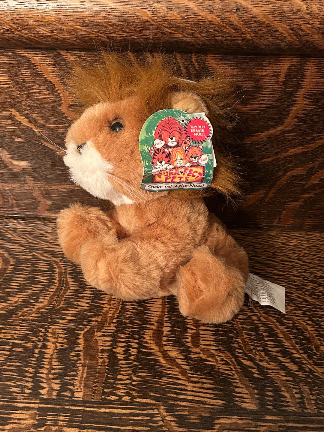 Rare 90's Kitty Kitty Kittens Style Purrfect Pets Lion Purring