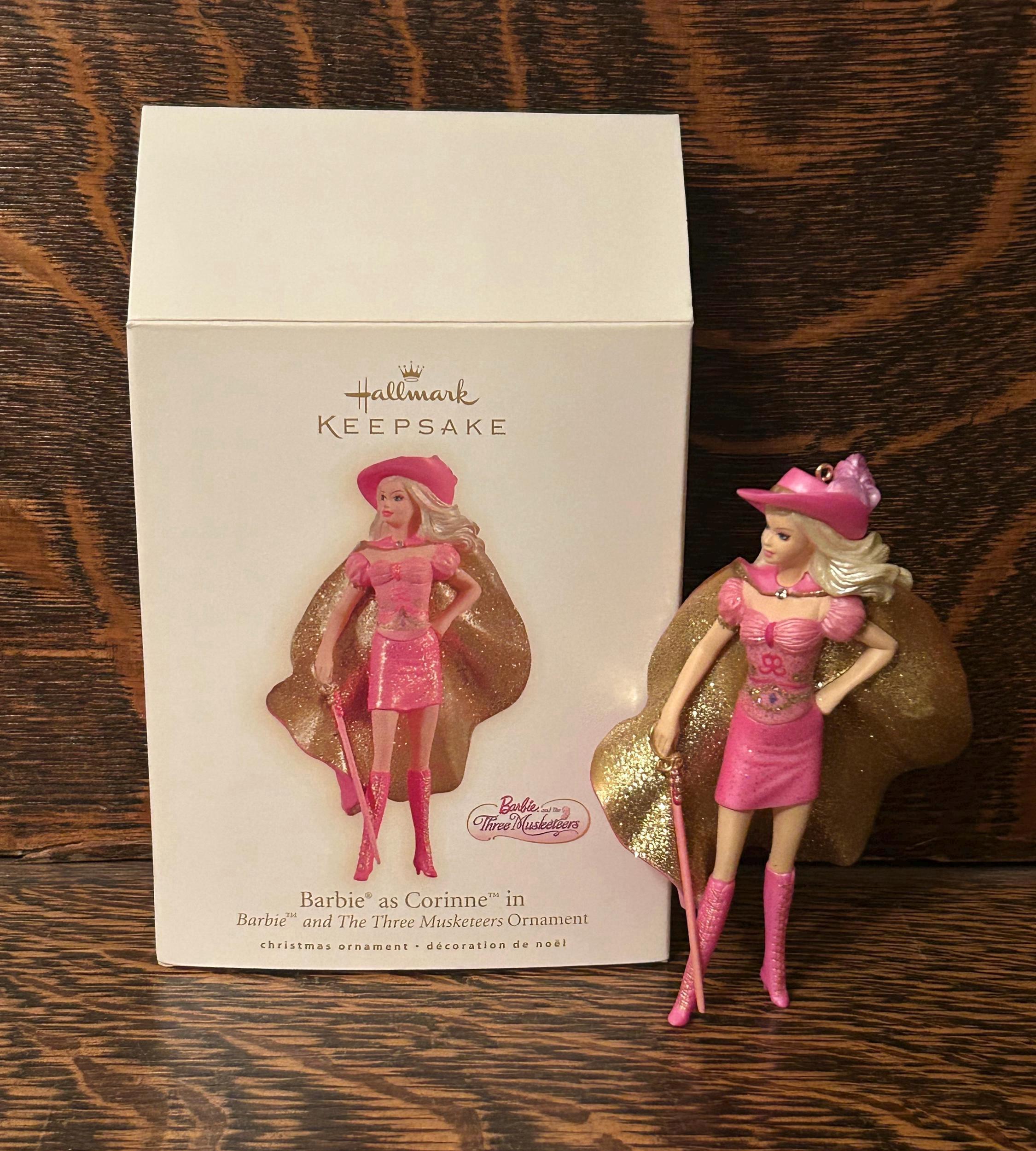 Hallmark Barbie Three Musketeers Corinne Ornament 2009 Mattel