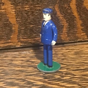 1990 Thomas The Tank Engine Die Cast Conductor Figure ERTL Collectible Thomas The Train Metal Figure