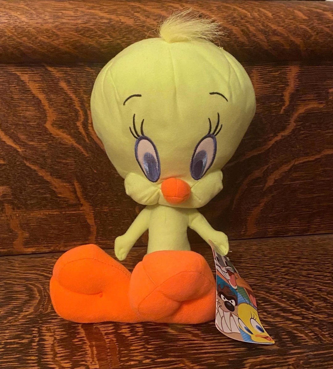 Vintage Looney Tunes Tweety Bird Plush Toy NWT - Etsy