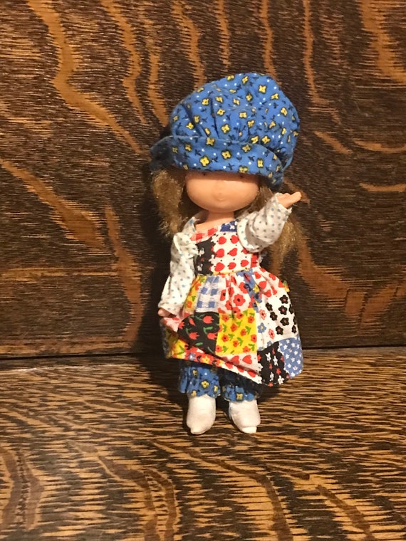 1975 Holly Hobbie Vintage Plastic Doll Patchwork Clothing - Etsy