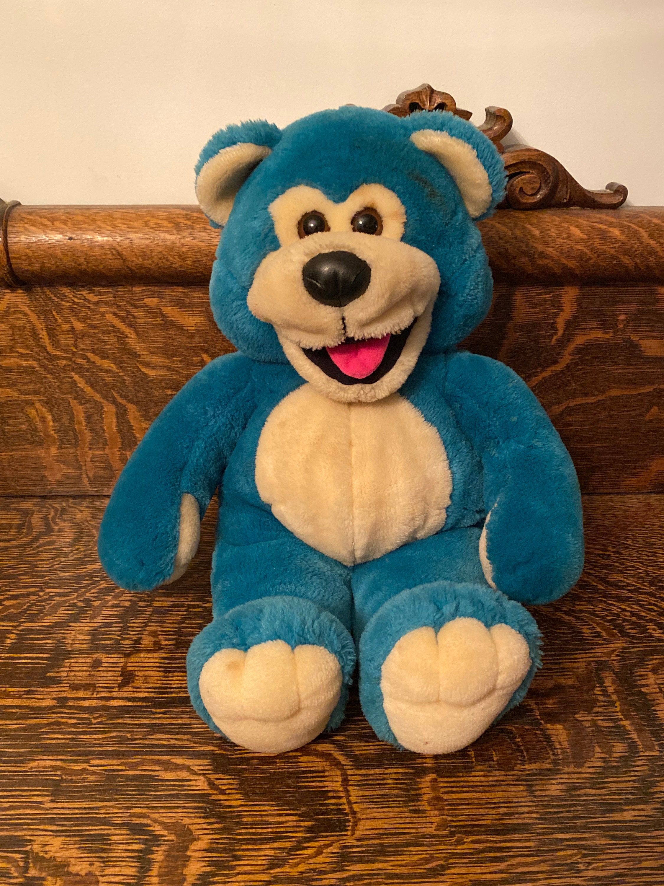 Vintage Playtalkin' 24K Polar Puff Plush Teddy Bear Hand Vintage Playtalkin' 24K Polar Puff Plush Teddy Bear Hand