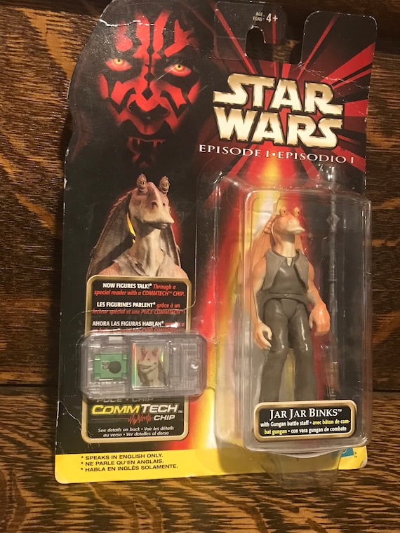 1998 Star Wars Hasbro Jar Jar Binks Figure Collectible Star Wars Memorabilia