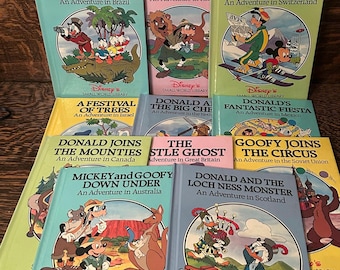 Disney Small World Library Hardcover Childrens Books - Various