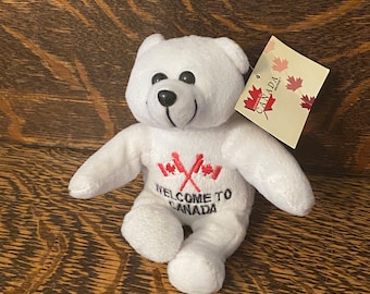 ヴィンテージ マウンティ テディベア ぬいぐるみ カナダ ぬいぐるみ お