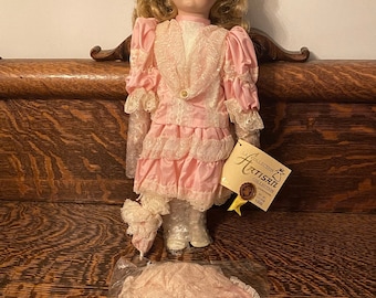 Vintage Musical Porcelain Doll “april” CHSN Limited