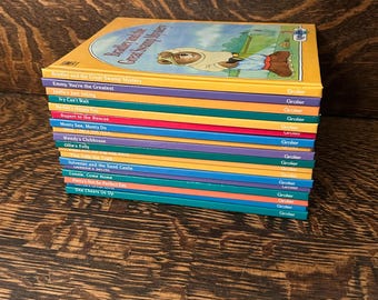 Vintage Alpha Pets Books Grolier Children’s Books