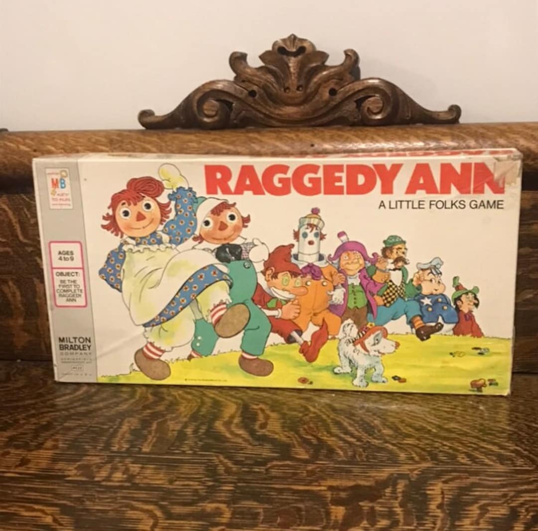 Vintage Raggedy Ann A Little Folks Board Game - 1974 Milton Bradley Raggedy Ann & Andy - Etsy