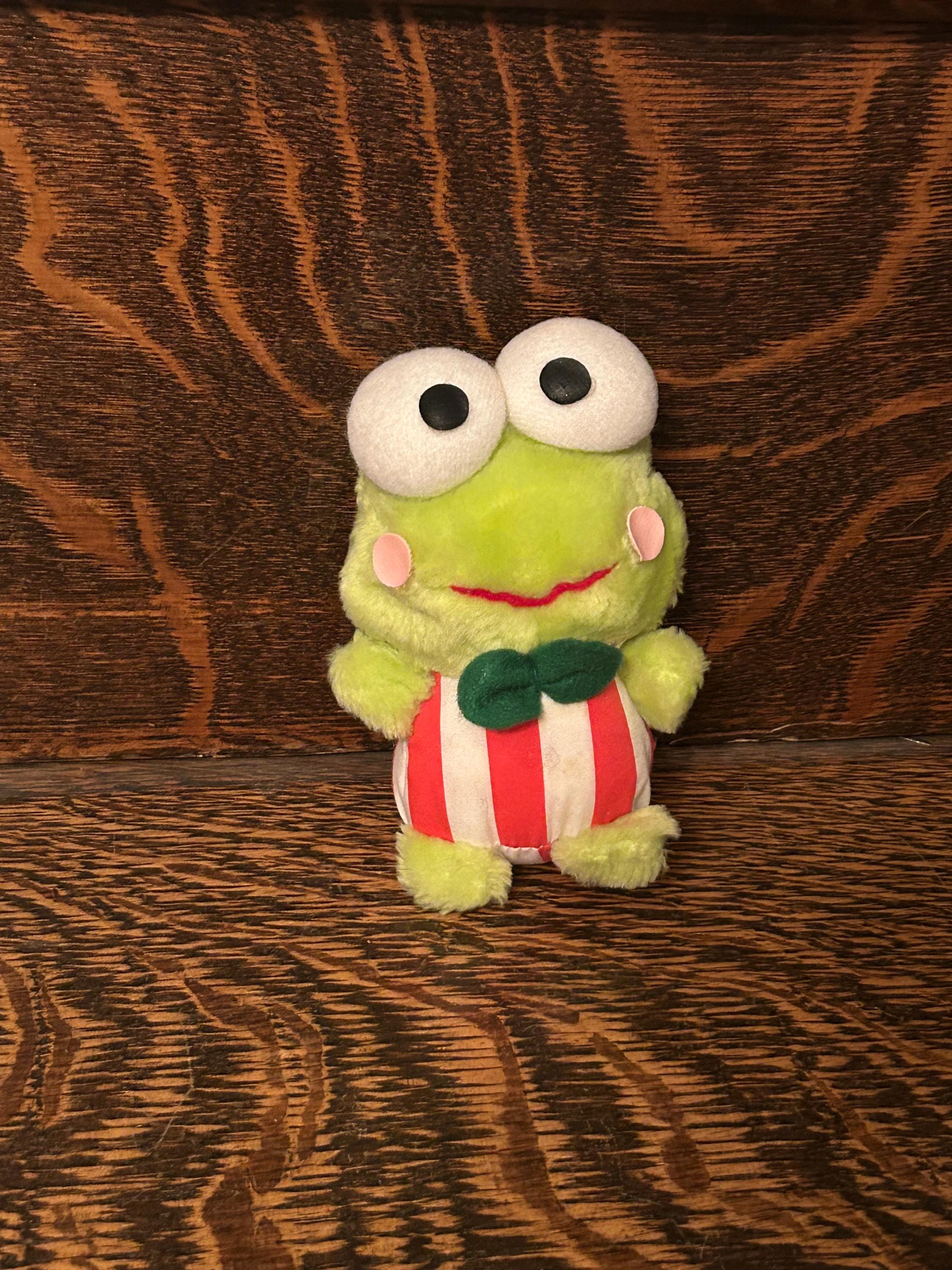 Kero Kero Keroppi サンリオ sanrio カエル お稽古 3 Vintage Sanrio Kero Kero Keroppi Plush 1992 Sanrio Eiko China