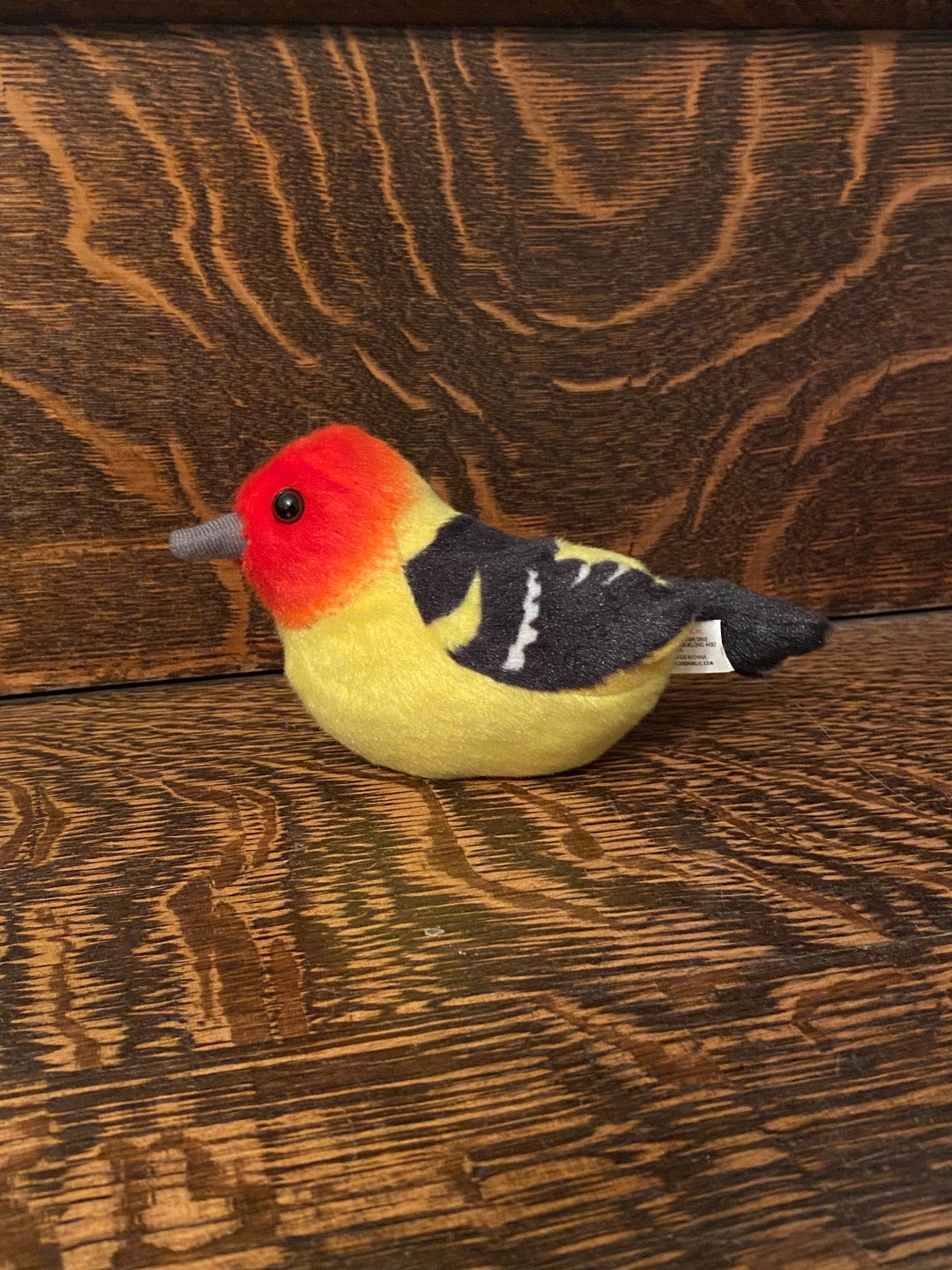 Wild Republic Plush Chirping Bird Western Tanager Bird Species K&M