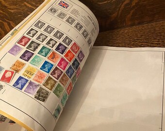 ヴィンテージ切手コレクションブック「Seven Seas」ワールドワイド切手
