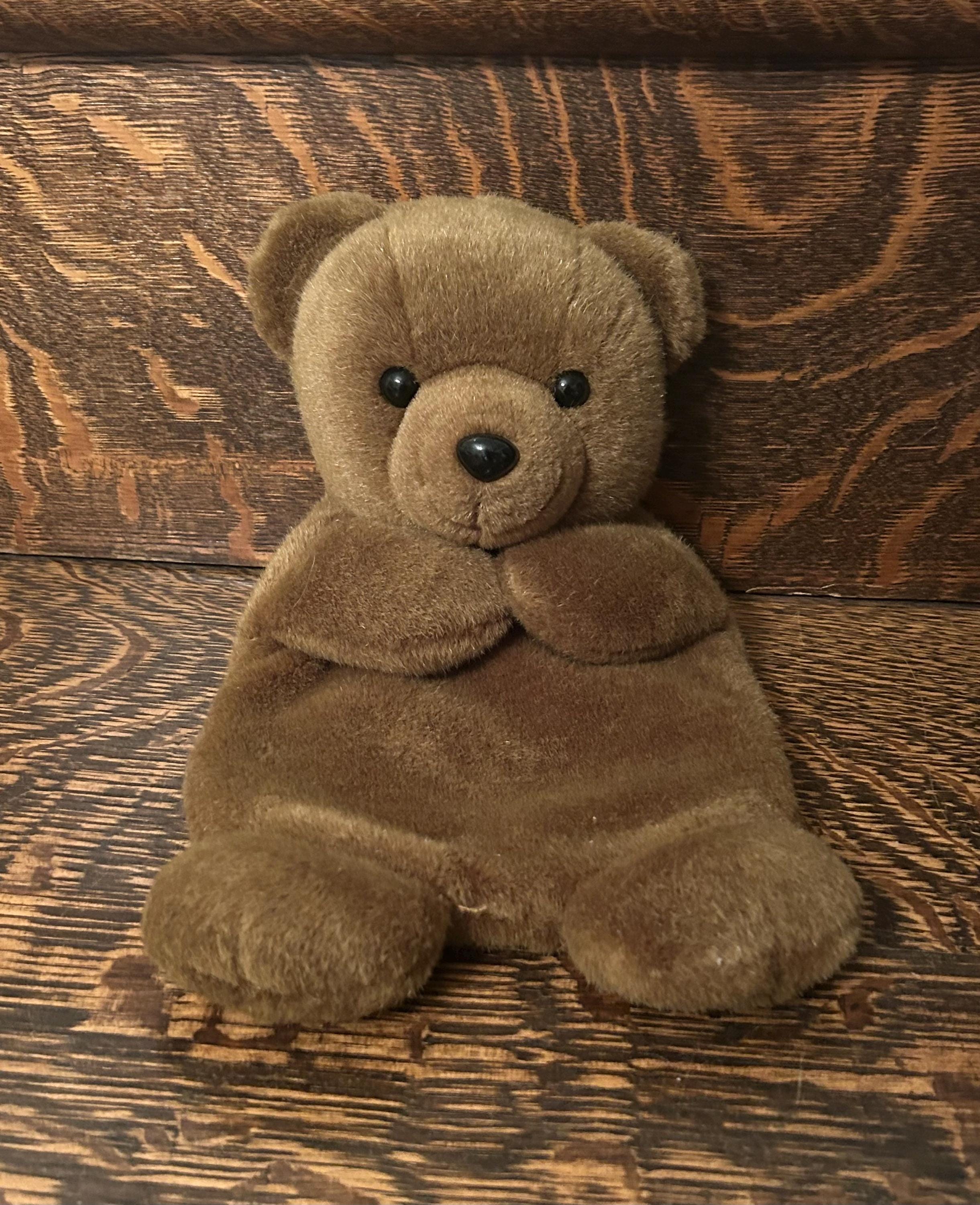 Vintage Hot Water Bottle Cover Brown Teddy Bear Plush - Etsy