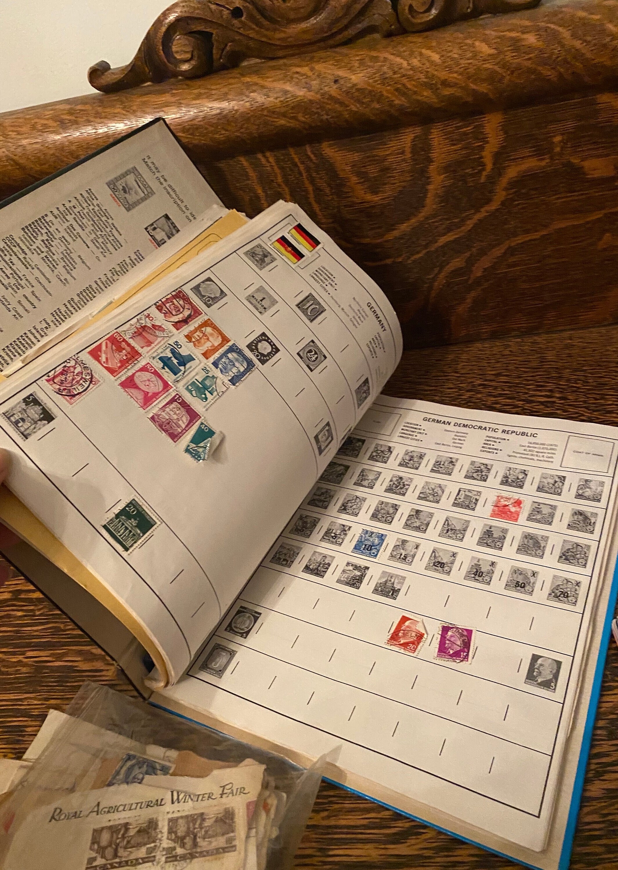 ヴィンテージ切手コレクションブック「Seven Seas」ワールドワイド切手