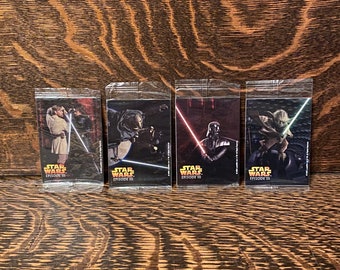 2005 Star Wars Episode III Trading Cards Energizer Max Star Wars Cards Complete Set Of 4