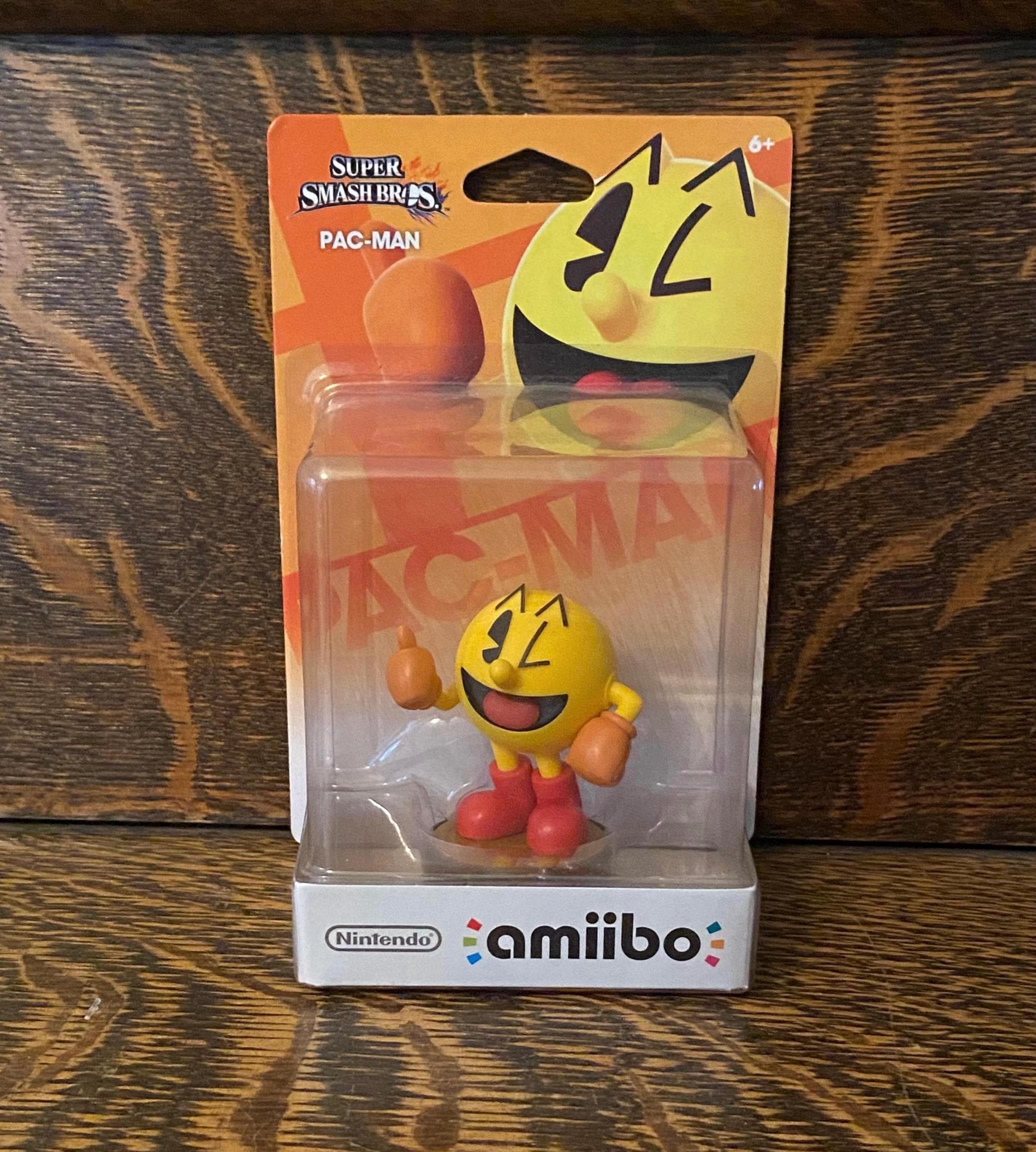 amiibo パックマン Nintendo Amiibo Pac Man Game Figure Super Smash Bros for Wii