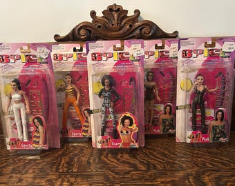 Vintage Spice Girls Figures 6” Dolls Sporty Spice Mel C, Posh