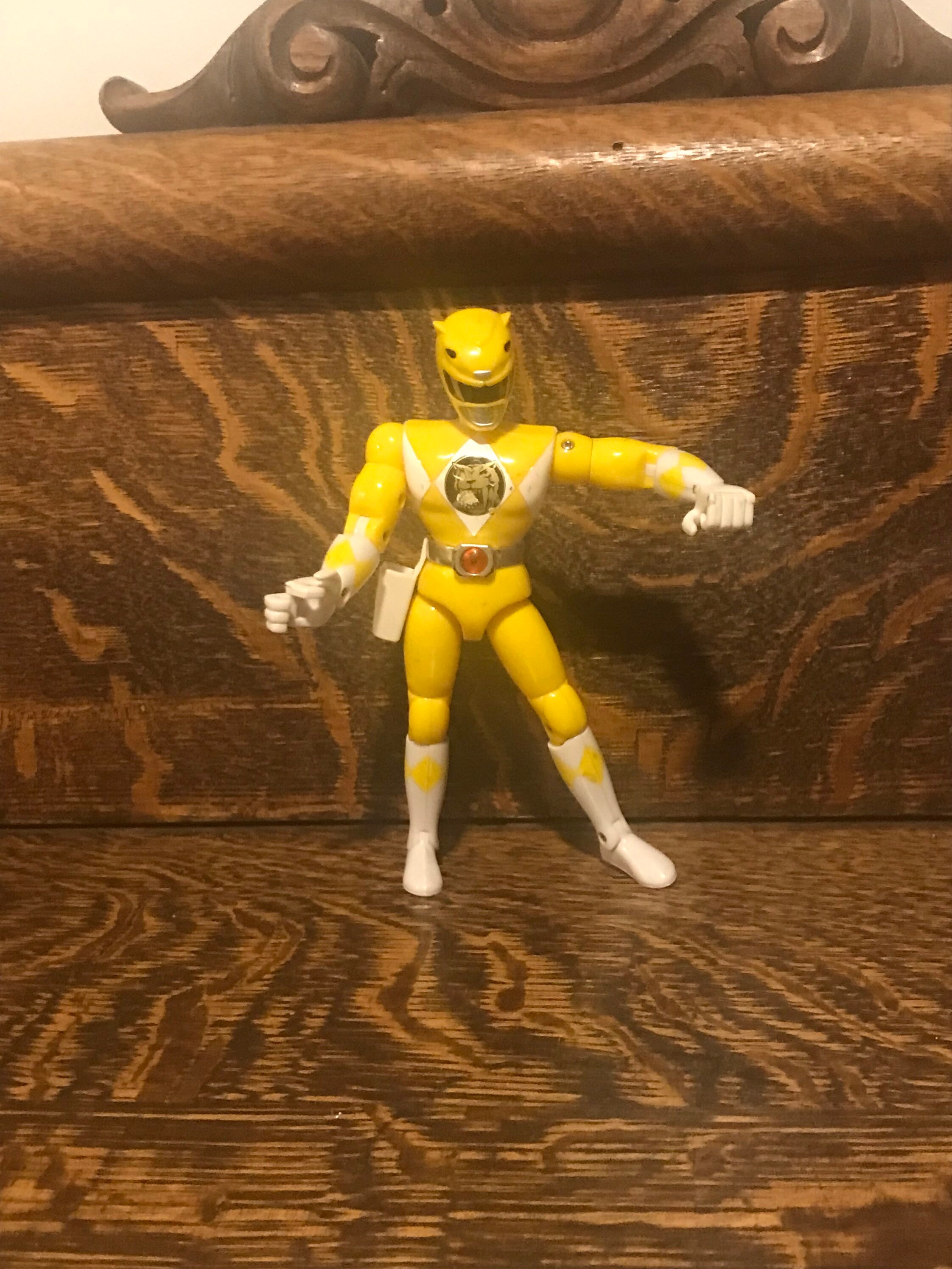 Vintage Power Rangers Action Figure Bandai Yellow Ranger Vintage Power Rangers Action Figure Bandai Yellow Ranger