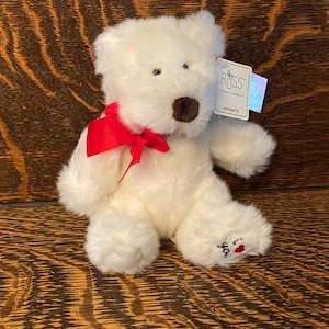 Vintage Russ Berrie Bears From The Past “Bianca” Teddy Bear I Love You Bear
