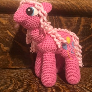 My Little Pony Pinkie Pie Handmade Plush Crocheted Stuffed Toy