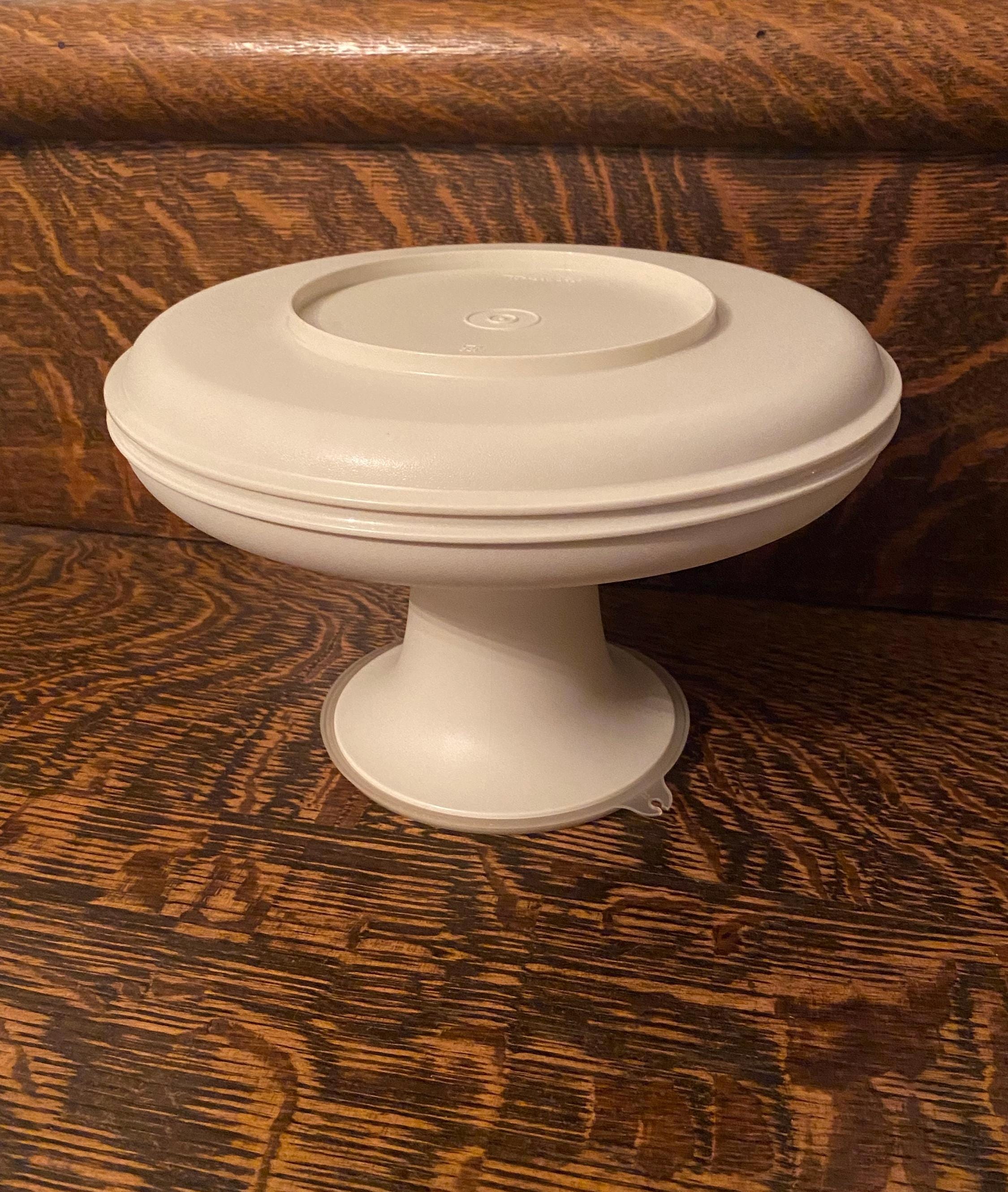 Stand Tupperware Vintage Tupperware Cake Stand - Cupcake Stand - Pie Tray - Tupperware ...
