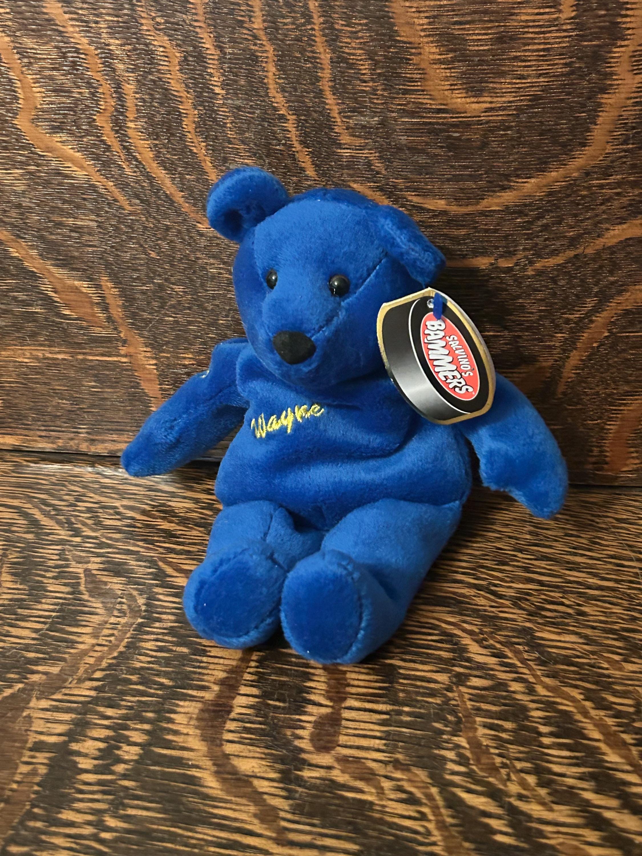 スワロフスキー 2点アイススケート&プレゼントBOX 1999年 1999 NHL Wayne Gretzky Teddy Bear Salvino's Bammers Weighted Plush