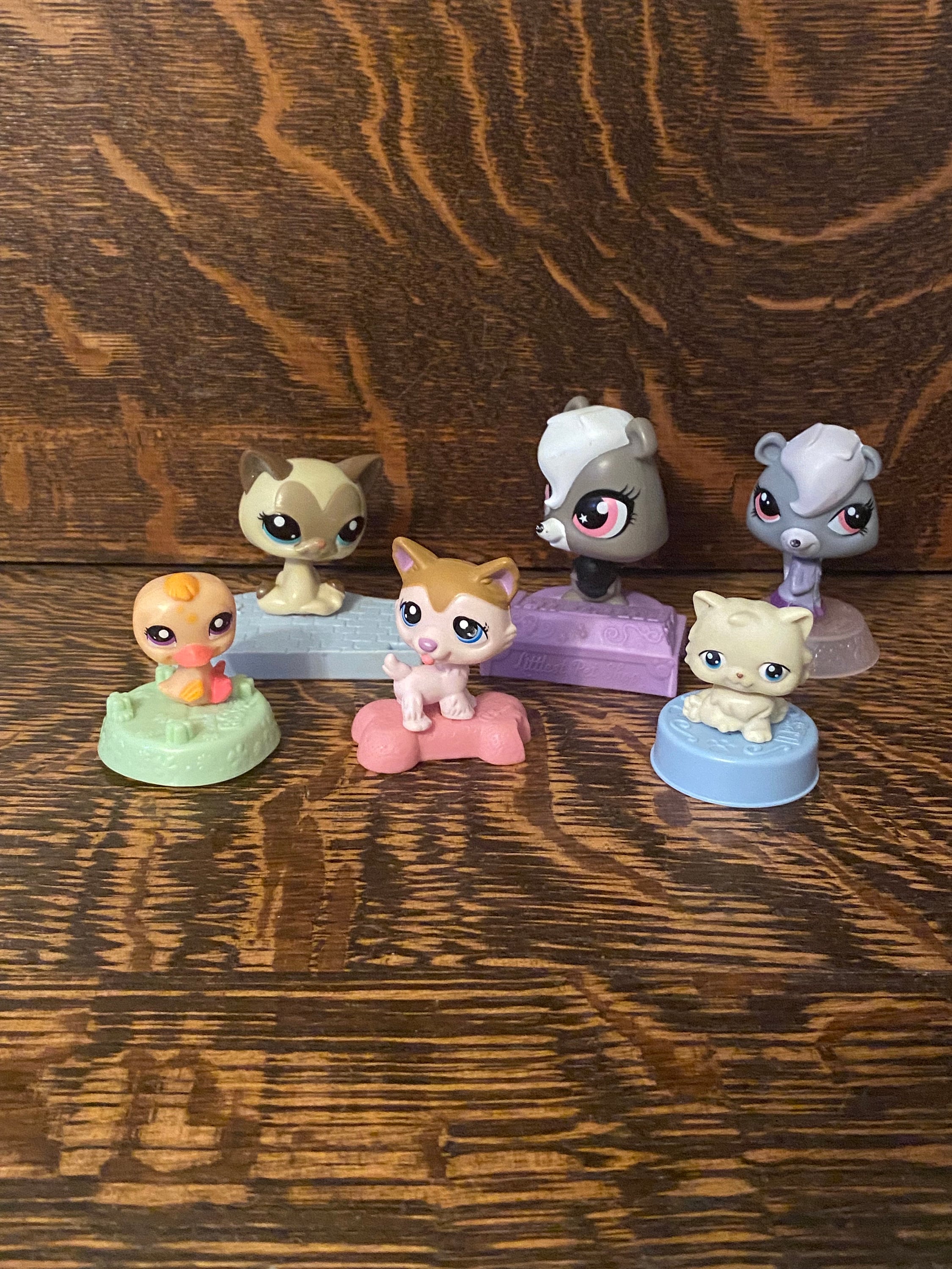 LPS Figure Lot Mcdonald's Littlest Pet Shop 2010 Bobble