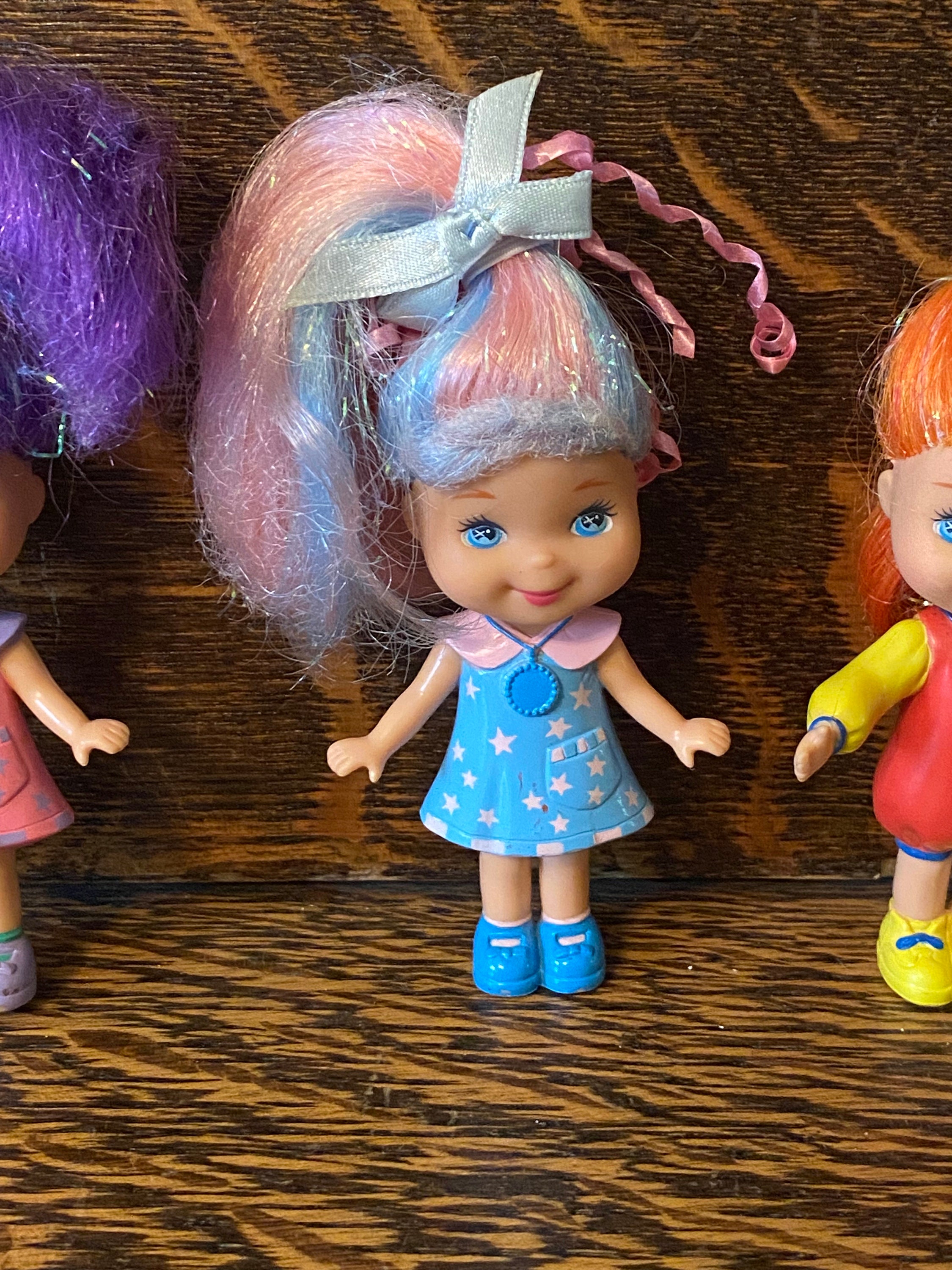 Vintage Mattel Lil Secrets Dolls 1993 Mattel Lot of 3 Dolls Sally