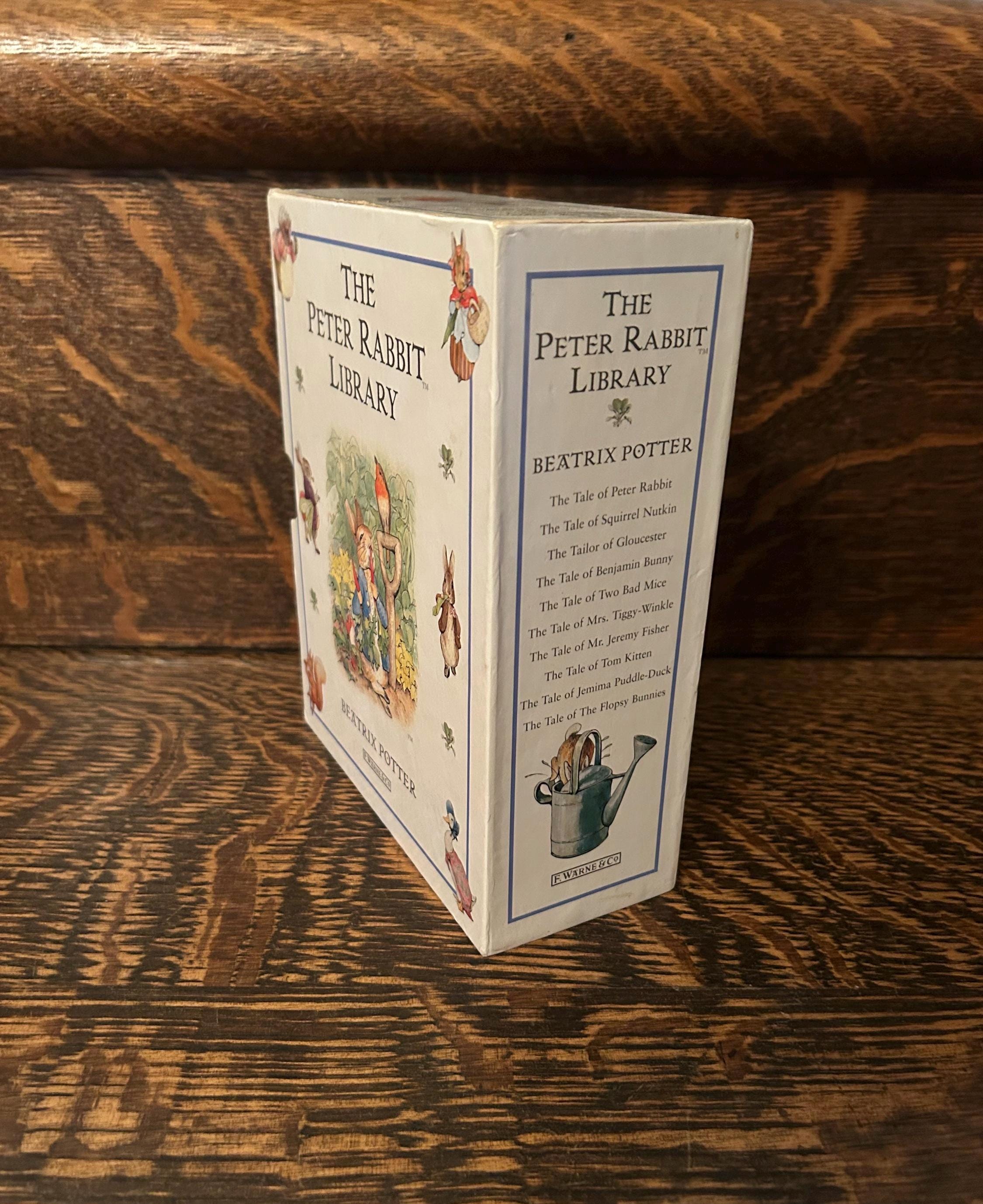 Vintage Beatrix Potter the Peter Rabbit Library 90's Boxset With