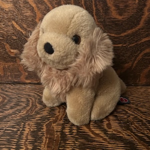 Vintage Trudi Giocattoli Italian Plush Dog Cocker Spaniel