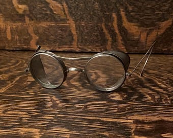 Antique Kings Saniglas Driving Safety Glasses 1909 Motorcycle Glasses - Automobile Glasses Parts/Repair