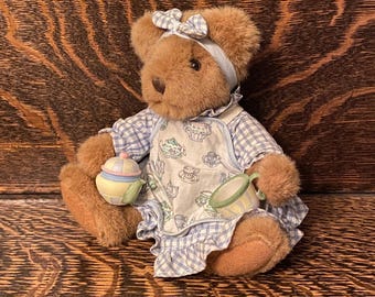 Vintage Russ Blueberry Teddy Bear Russ Berrie Co Plush