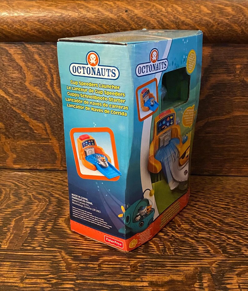 Octonauts Gup Speeders Launcher Toy 2013 Fisher Price Silver Gup B With ...