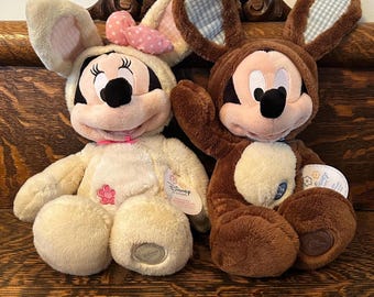 Peluche di Pasqua Disney 2012 di Topolino e Minnie al profumo di cioccolato.