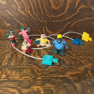 90’s McDonalds Dinosaurs Dino-motion Happy Meal Toy Jim Henson Disney’s Dinosaurs Set Of 5