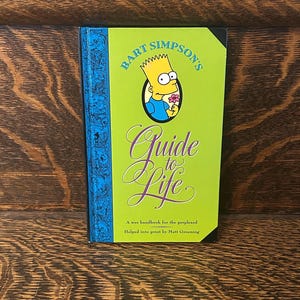 Vintage The Simpson’s Bart Simpson’s Guide To Life Matt Groening