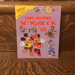 Vintage Disney Songbook - Disney Sheet Music - Disney Sing Along Songbook