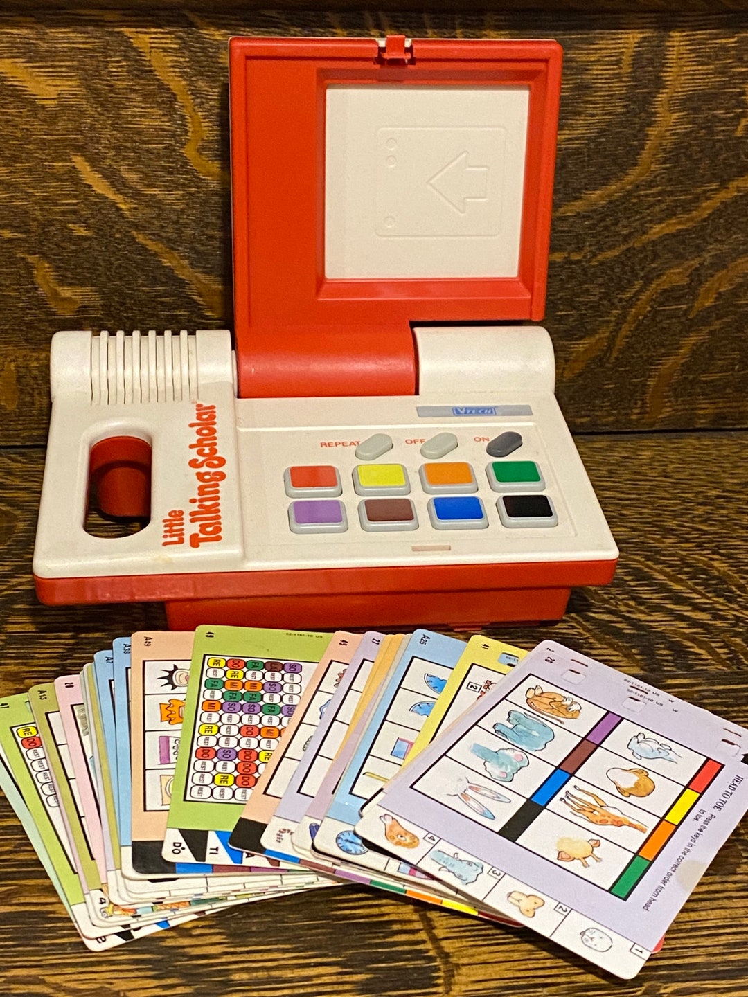 Vtech 80s Little Talking Scholar Toy Electronic Toddler Childrens Learning Toy Etsy