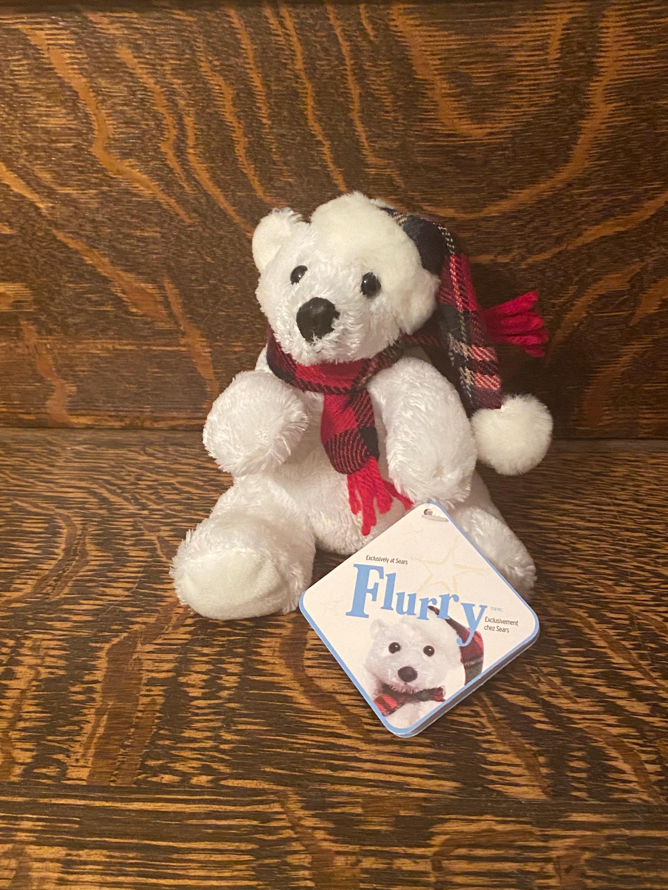 Vintage Sears Christmas Plush Charity Flurry Polar Bear 2002 Sears