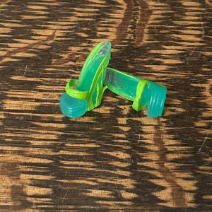 Monster High Lagoona Blue 13 Wishes Replacement Blue/Green Wedge Sandals Shoes