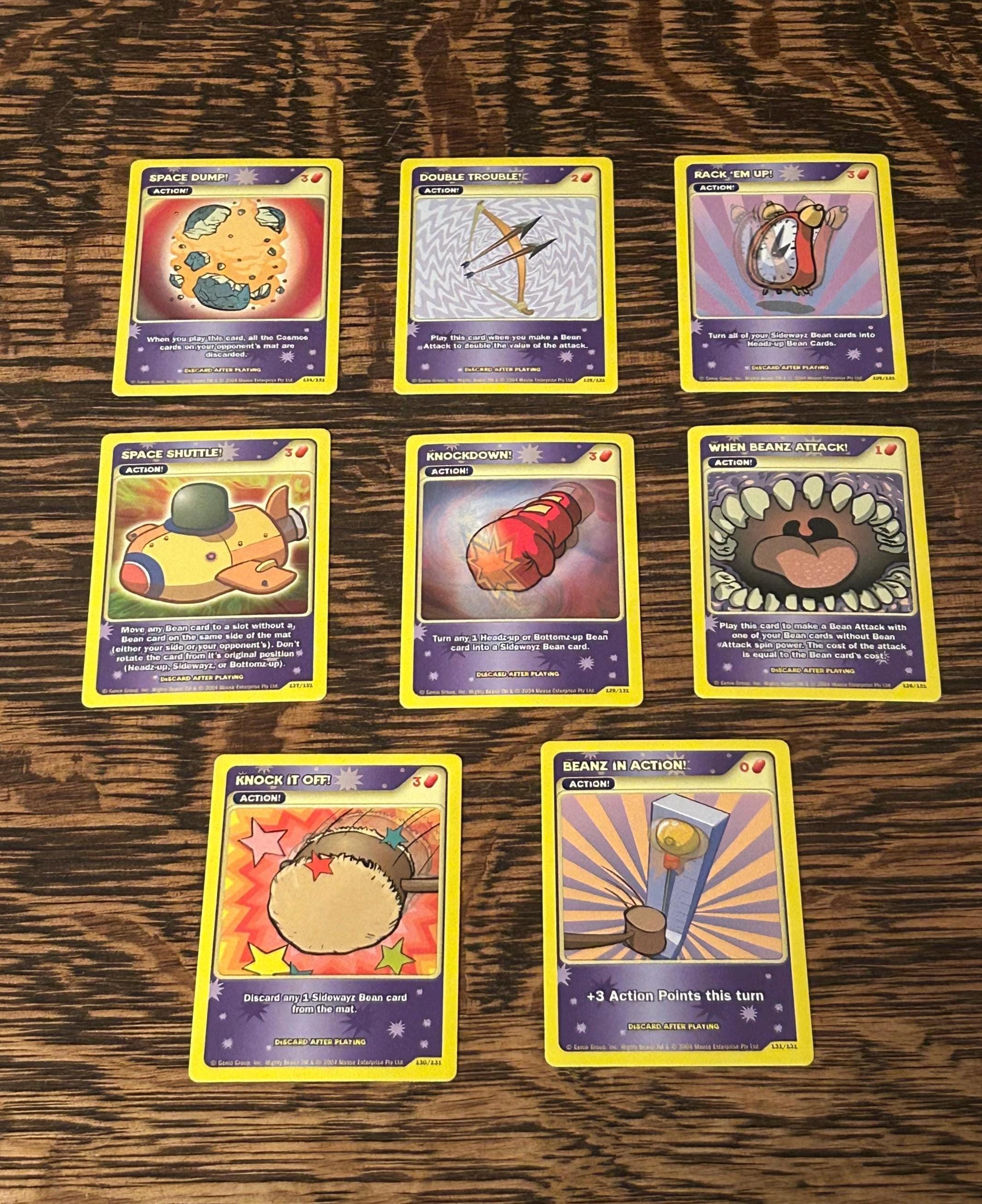 Vintage Mighty Beanz Trading Card Game 2004 Moose Genio Cards - Etsy