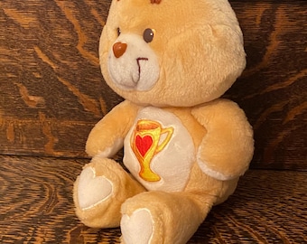 Oso de peluche vintage Care Bear Champ Bear Kenner 1983 Care Bears