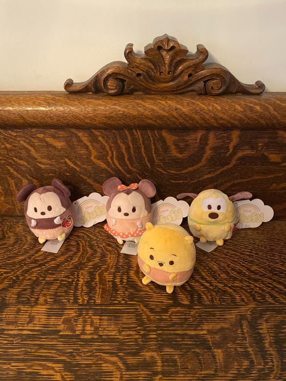 Disney Tsum Tsum Mini Plush Mickey Mouse, Minnie Mouse, Winnie The Pooh  Pluto The Dog