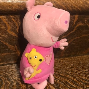 2003 Talking Peppa Pig Plush Bedtime Peppa