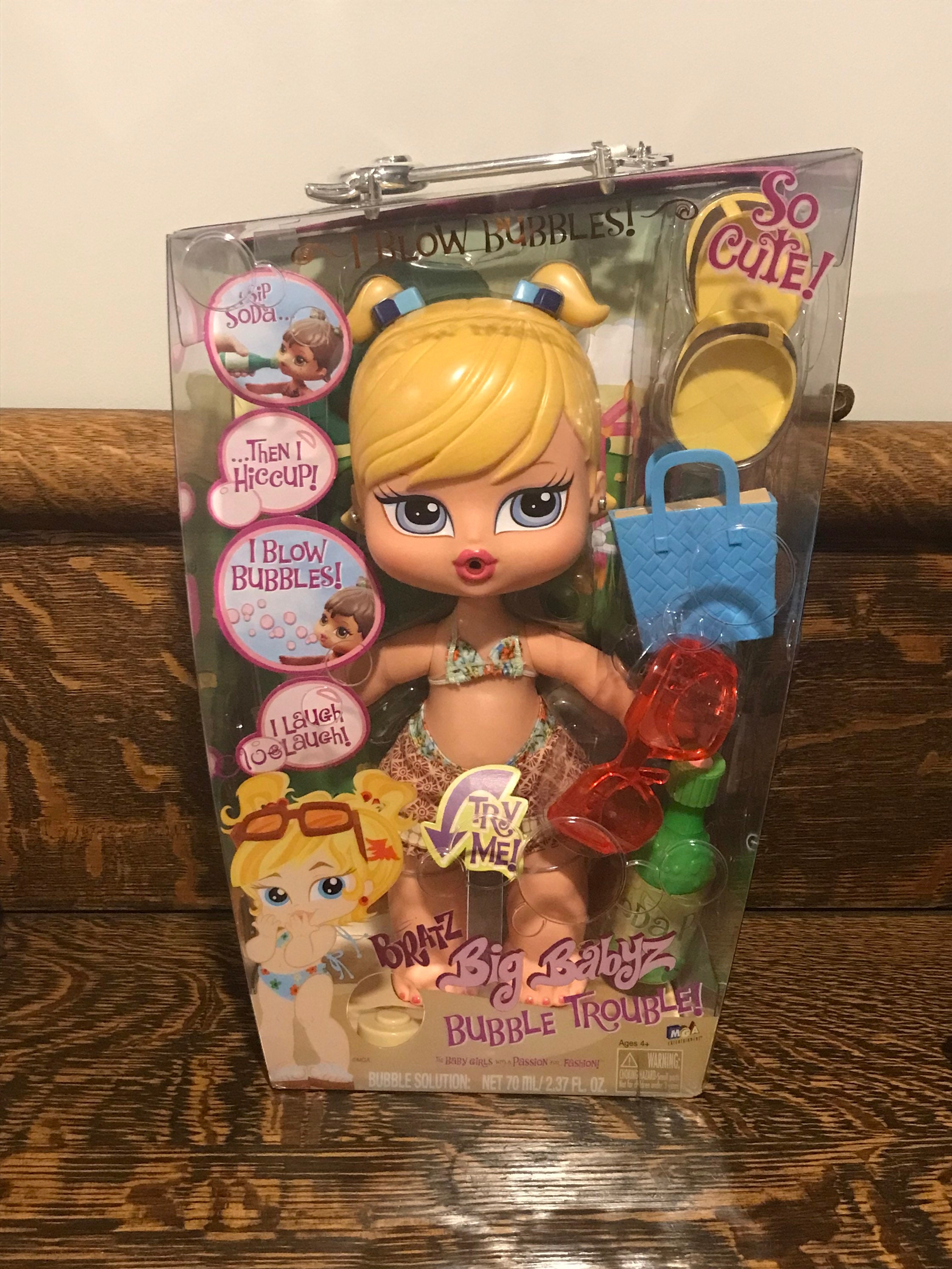 Reserved Bratz Big Babyz Bubble Trouble Rare Chloe NIB New Old