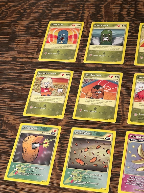 Vintage Mighty Beanz Trading Card Game 2004 Moose Genio Cards - Etsy
