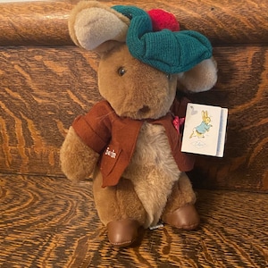 Vintage Peter Rabbit Benjamin Rabbit Plush 1987 Eden Beatrix Potter