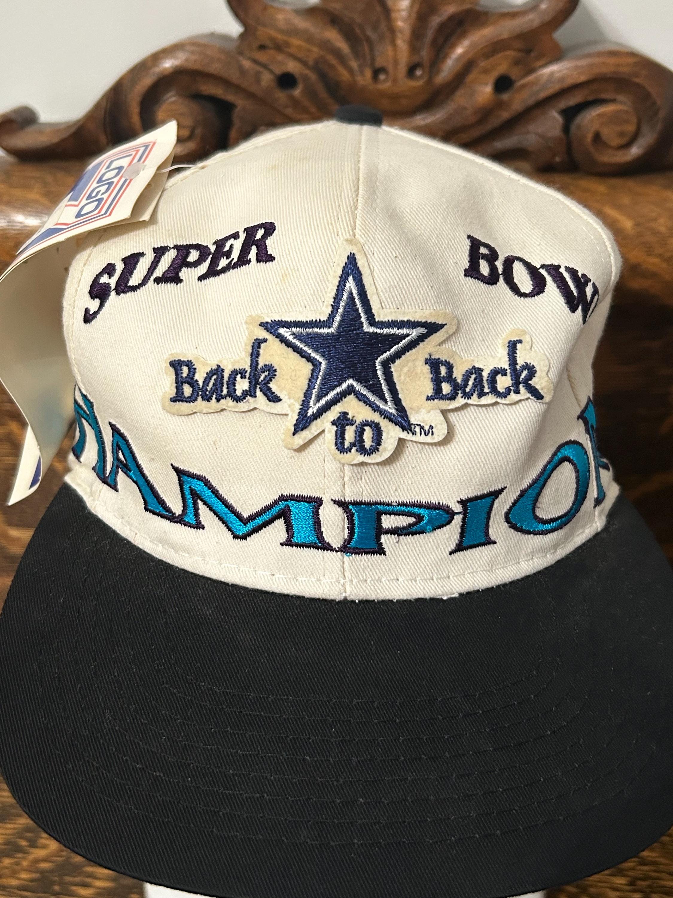 Vintage 90's Dallas Cowboys Super Bowl Back to Back Champion Hat