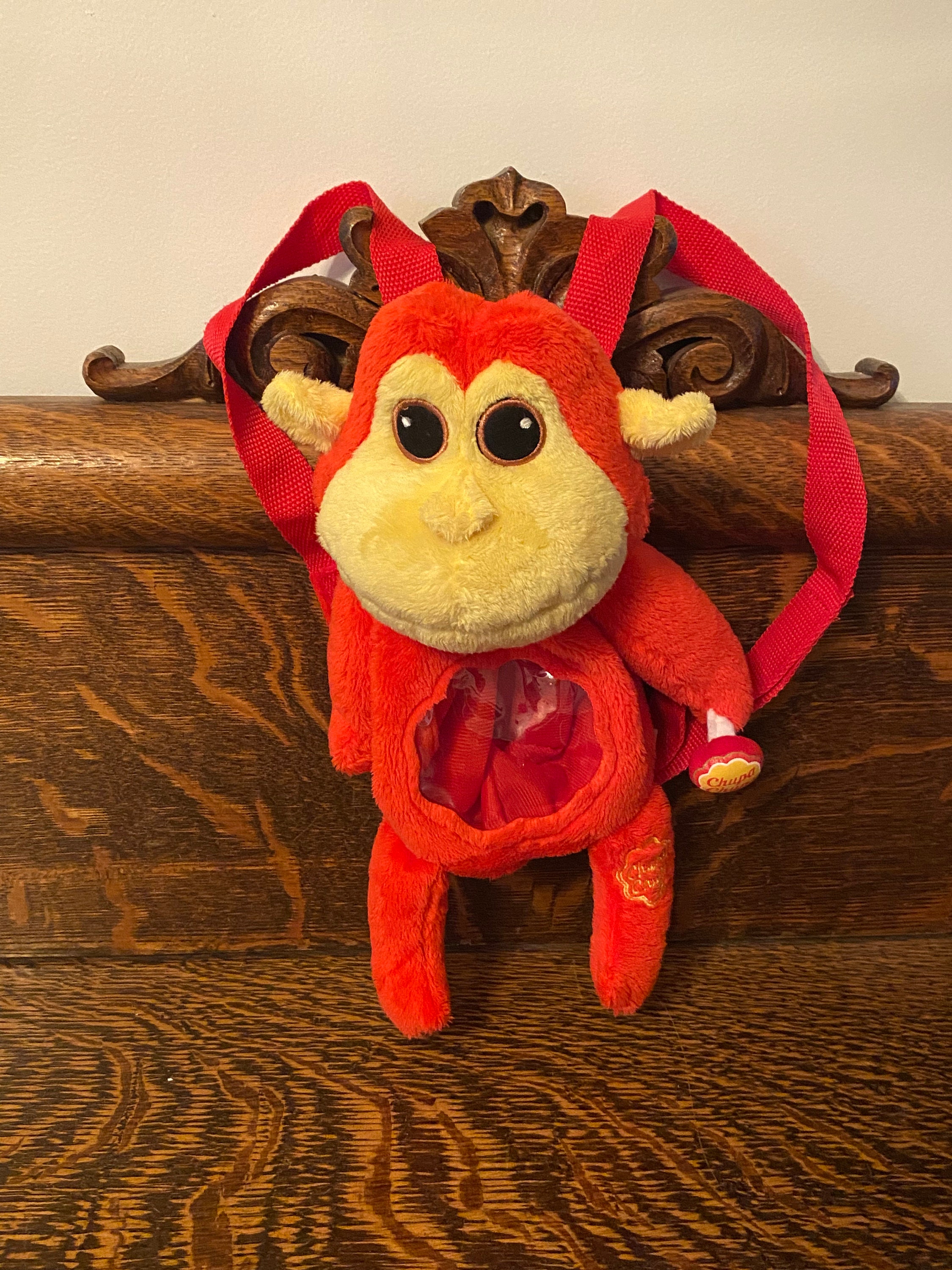 ヴィンテージチュッパチャップス モンキーぬいぐるみバック